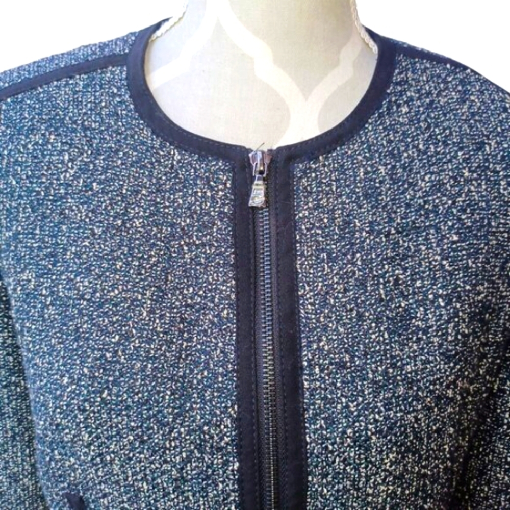 Anne Klein Blazer - zipper front size 6 (4549